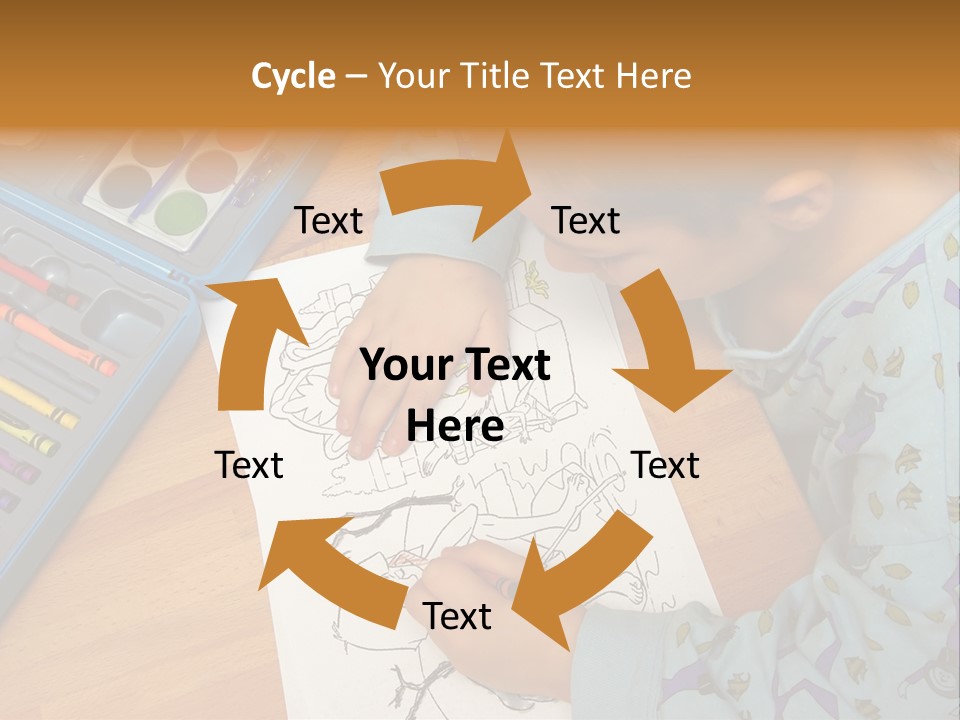 Colour Portrait Design PowerPoint Template
