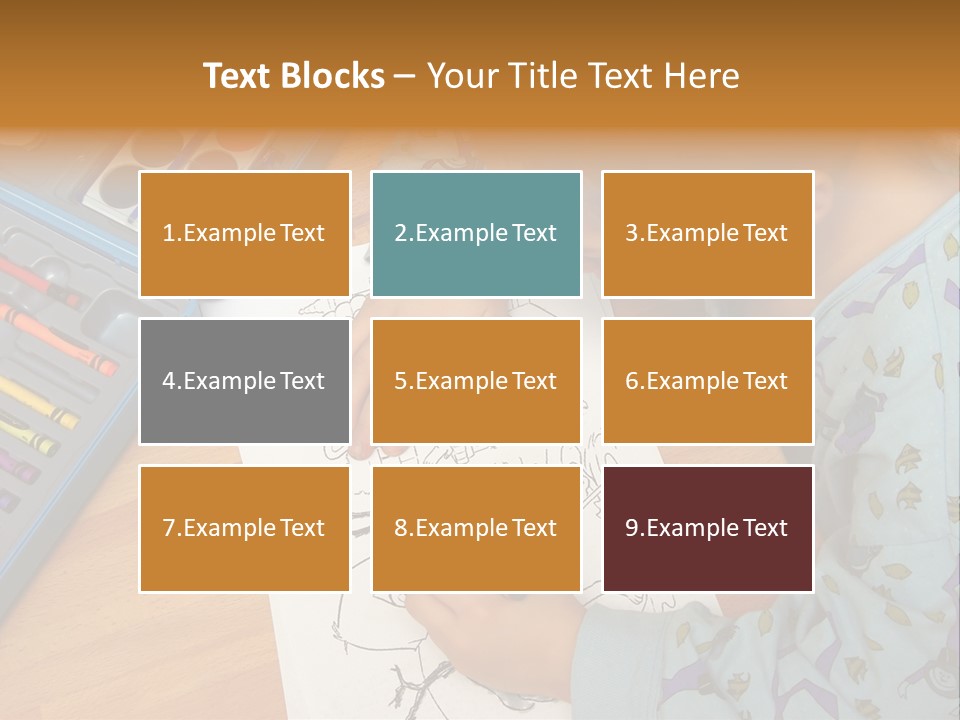 Colour Portrait Design PowerPoint Template