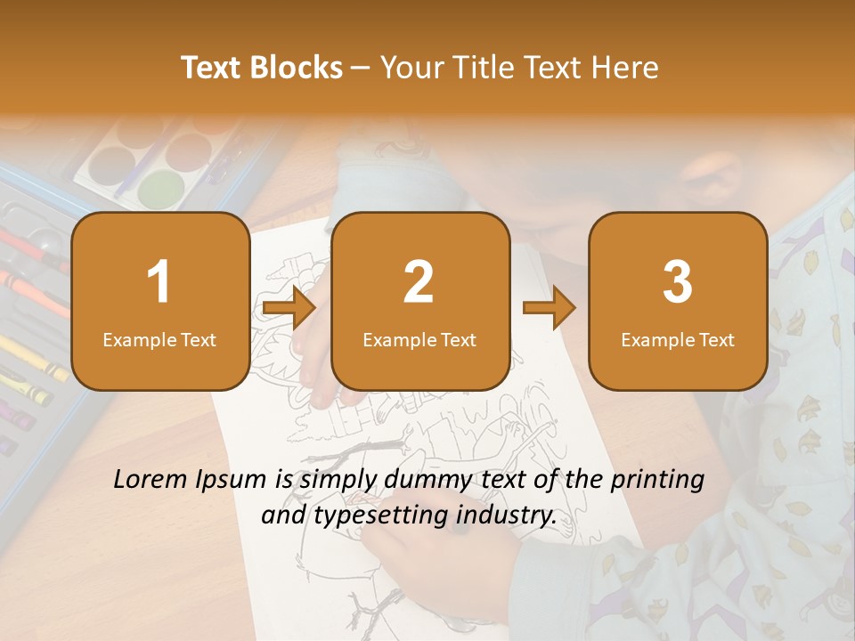 Colour Portrait Design PowerPoint Template