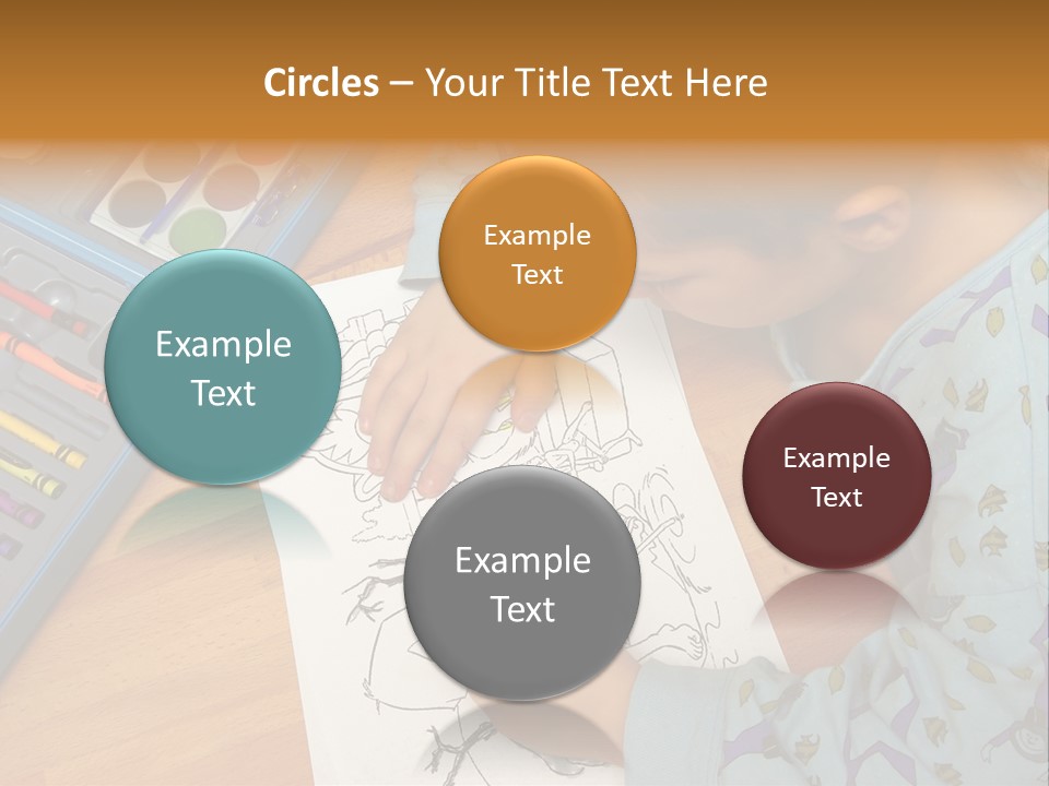 Colour Portrait Design PowerPoint Template