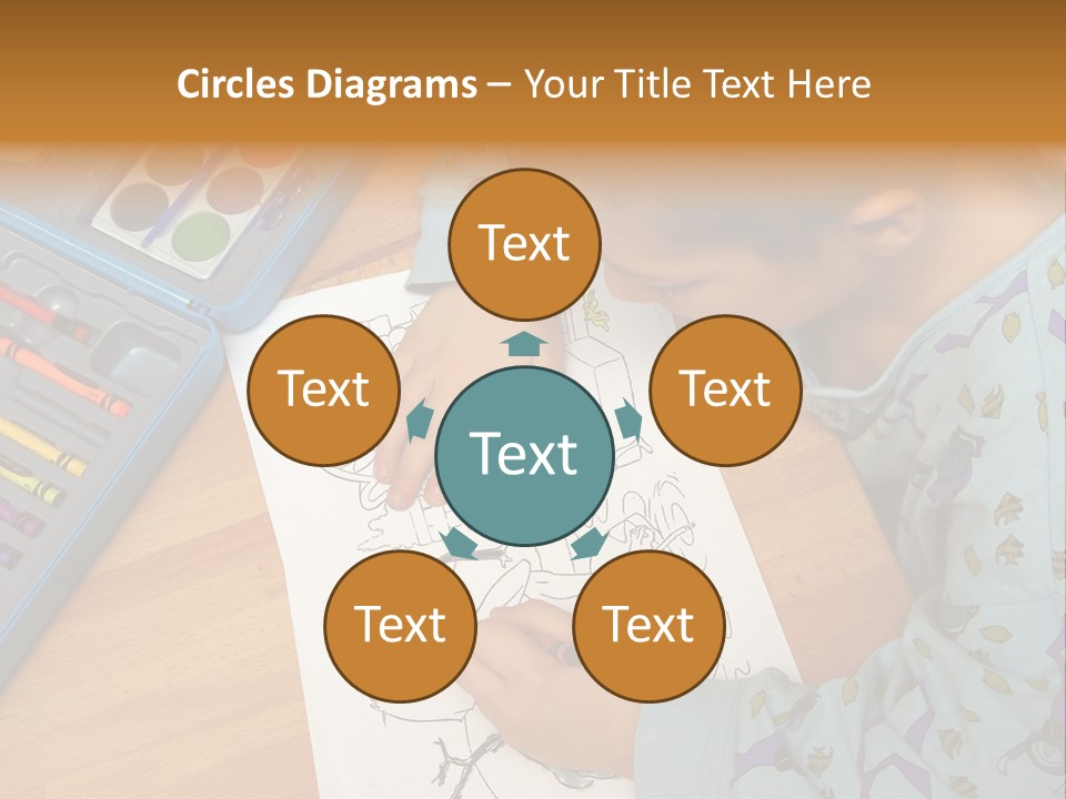 Colour Portrait Design PowerPoint Template