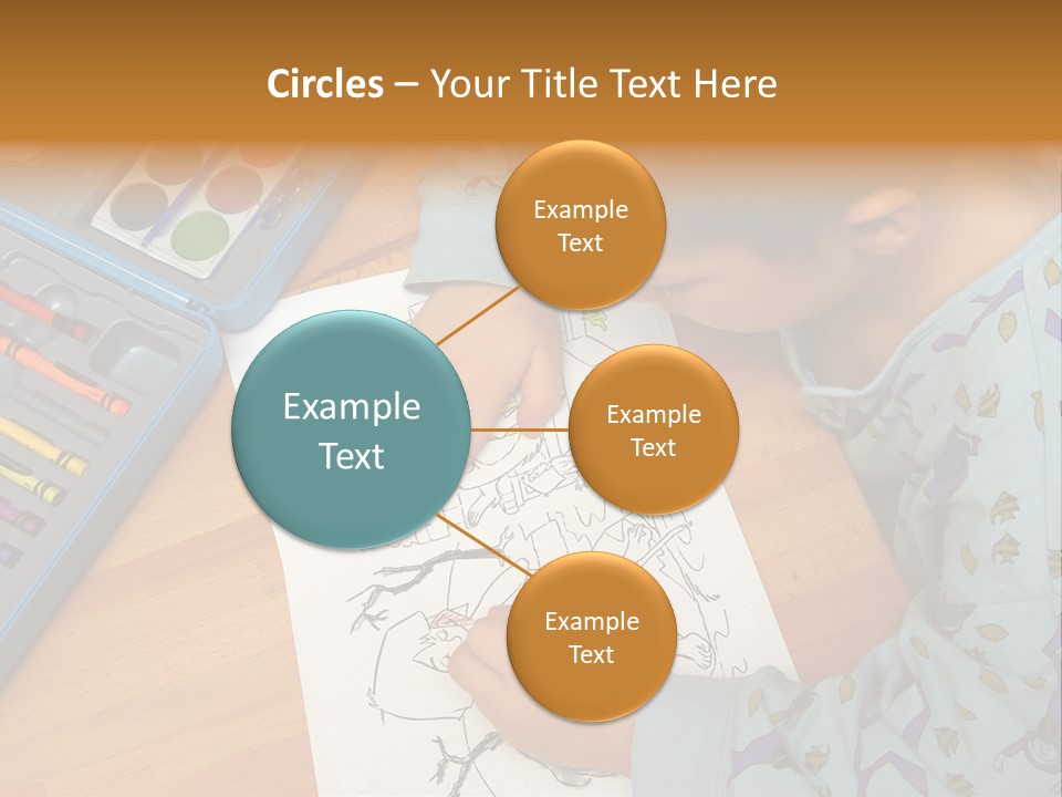 Colour Portrait Design PowerPoint Template