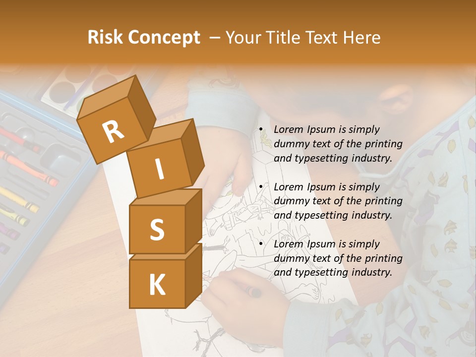 Colour Portrait Design PowerPoint Template