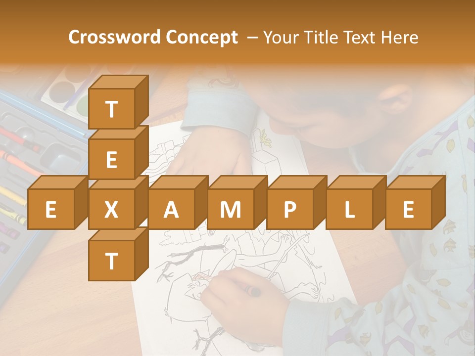 Colour Portrait Design PowerPoint Template