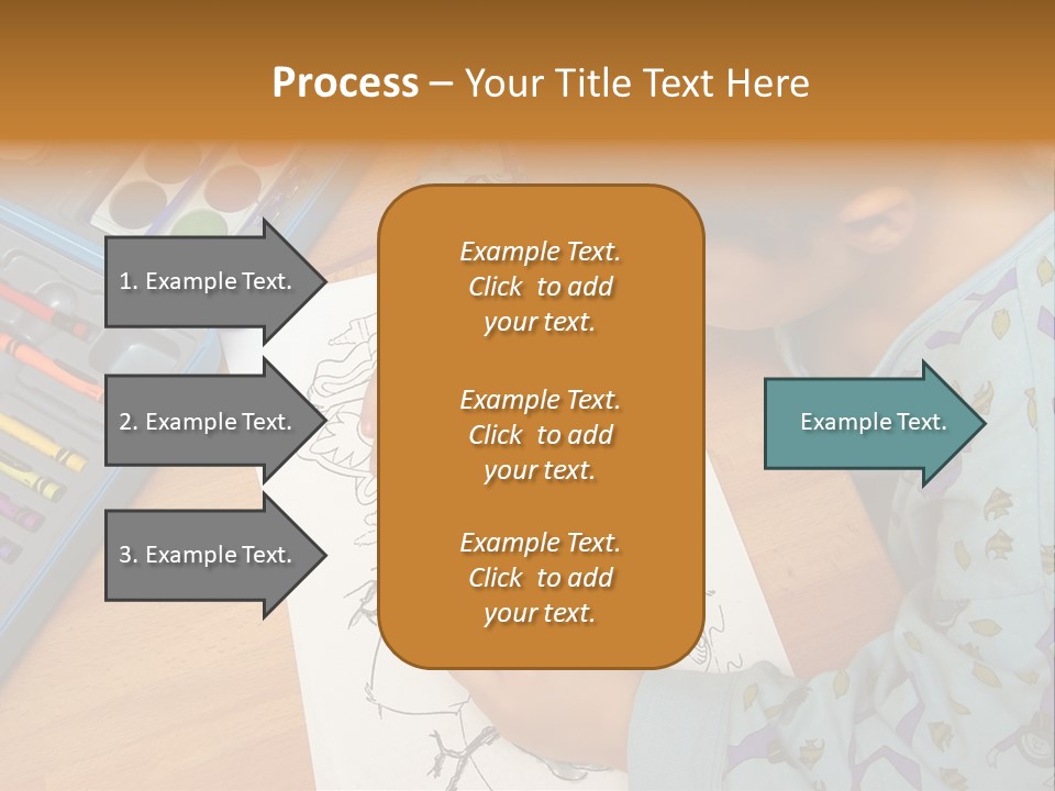 Colour Portrait Design PowerPoint Template