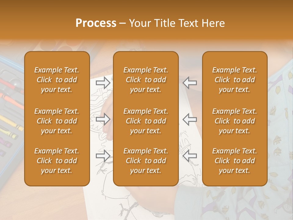 Colour Portrait Design PowerPoint Template
