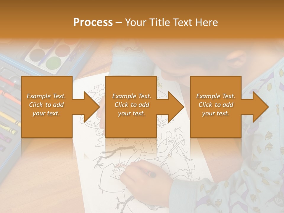 Colour Portrait Design PowerPoint Template
