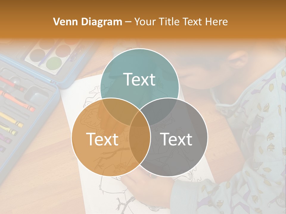 Colour Portrait Design PowerPoint Template