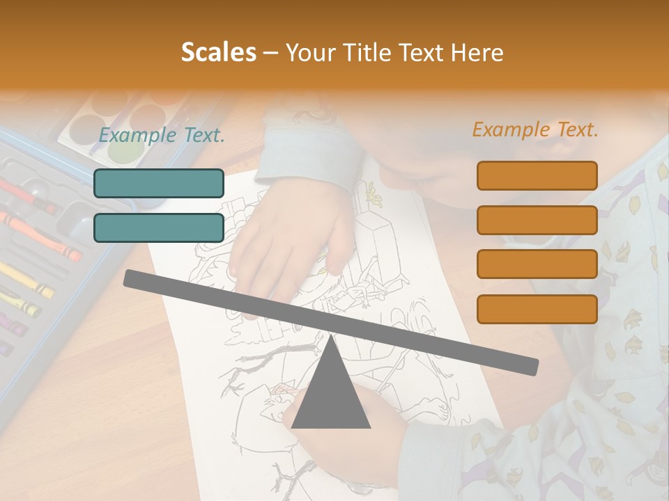 Colour Portrait Design PowerPoint Template