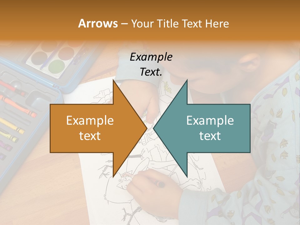 Colour Portrait Design PowerPoint Template