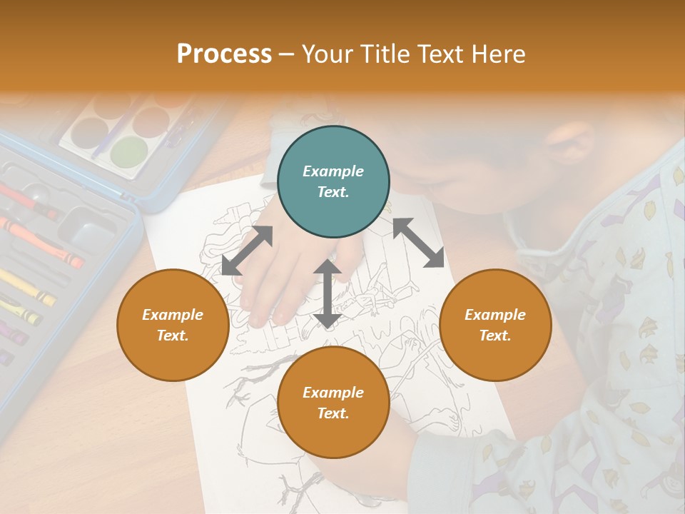 Colour Portrait Design PowerPoint Template