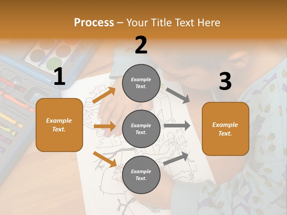 Colour Portrait Design PowerPoint Template