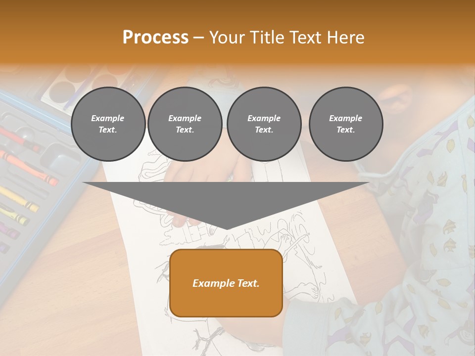 Colour Portrait Design PowerPoint Template