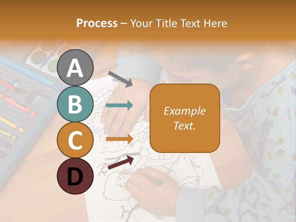 Colour Portrait Design PowerPoint Template