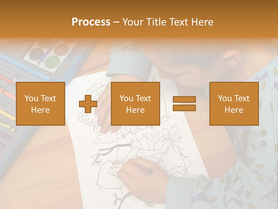 Colour Portrait Design PowerPoint Template