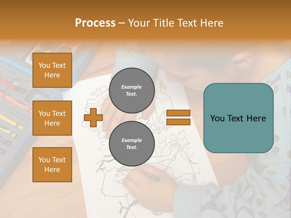 Colour Portrait Design PowerPoint Template