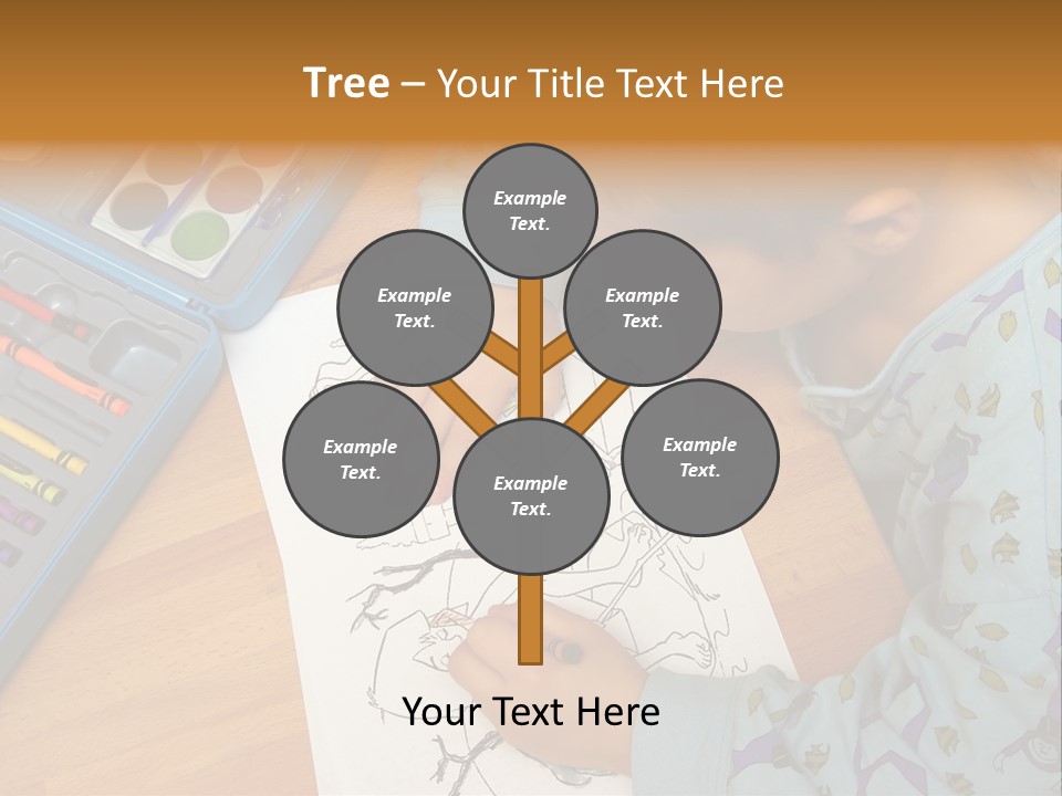 Colour Portrait Design PowerPoint Template