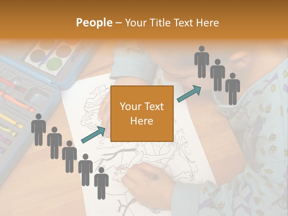 Colour Portrait Design PowerPoint Template