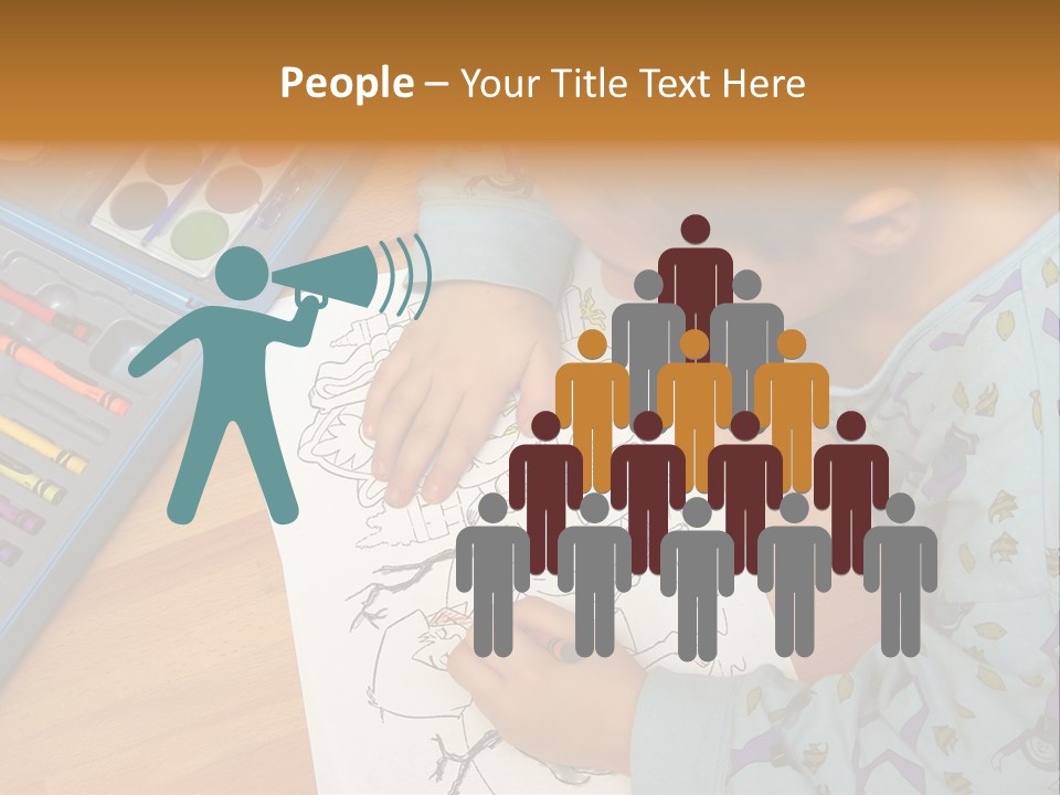 Colour Portrait Design PowerPoint Template