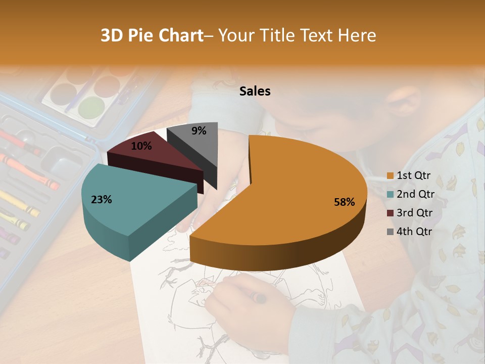 Colour Portrait Design PowerPoint Template