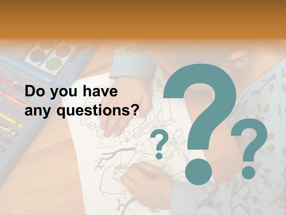 Colour Portrait Design PowerPoint Template