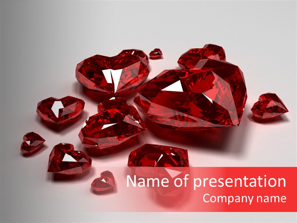 Rich Valentine Sapphire PowerPoint Template