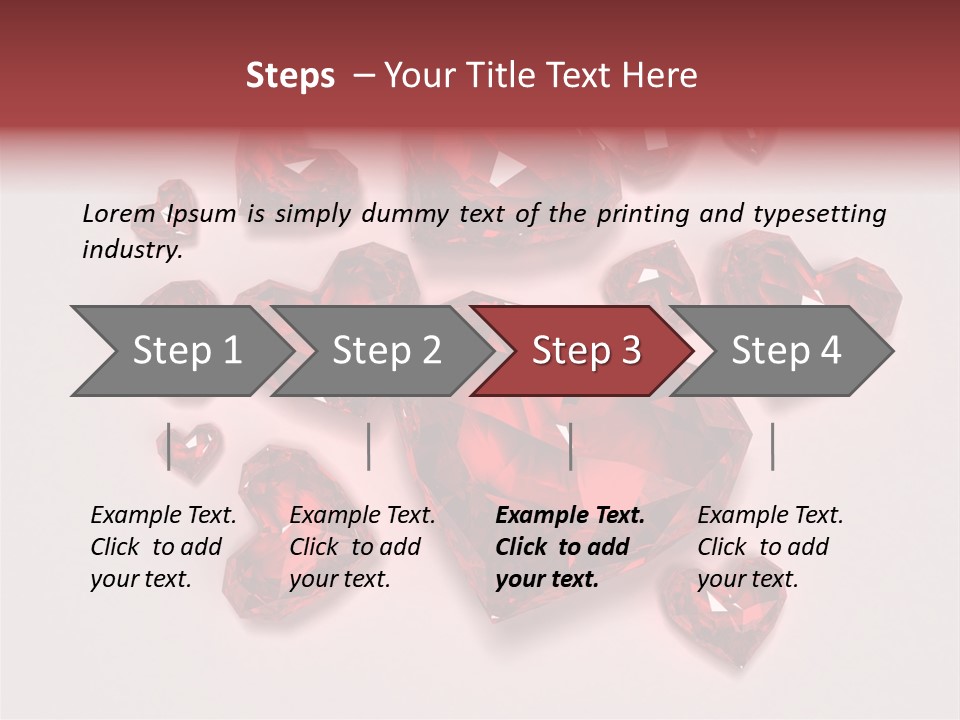 Rich Blood Red PowerPoint Template