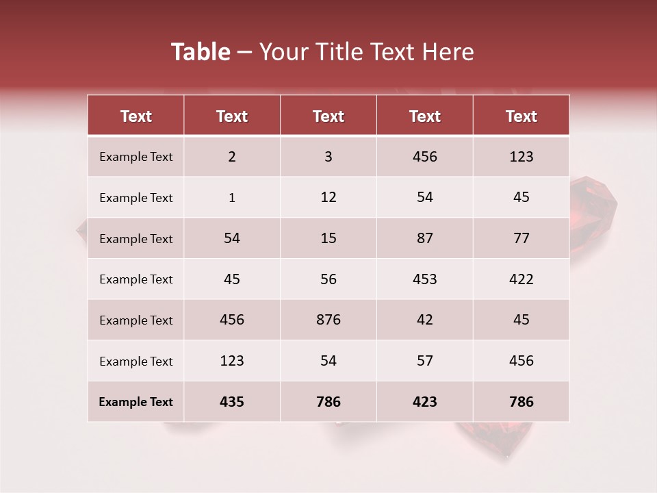 Rich Blood Red PowerPoint Template