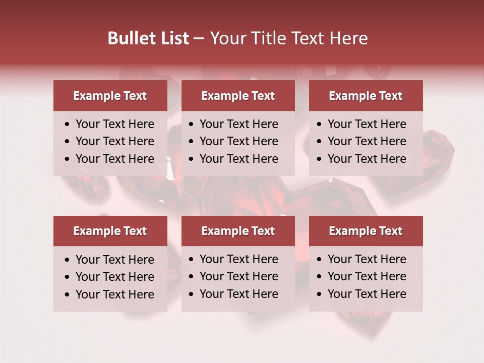 Rich Blood Red PowerPoint Template