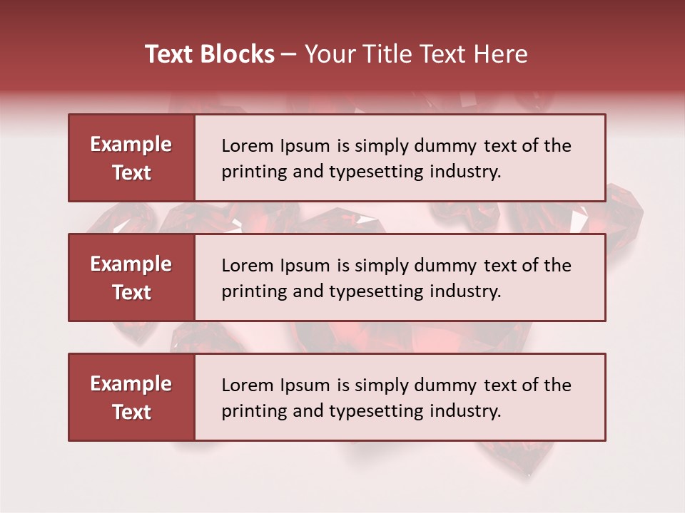 Rich Blood Red PowerPoint Template