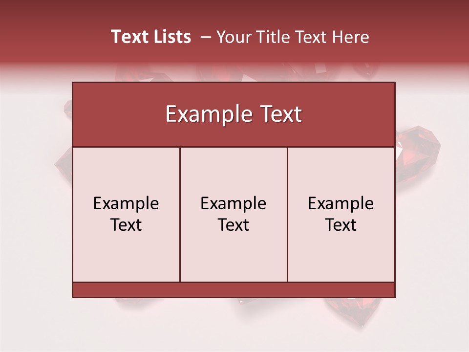 Rich Blood Red PowerPoint Template