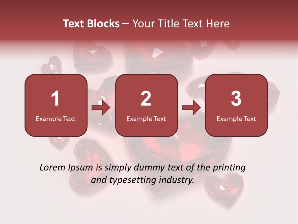 Rich Blood Red PowerPoint Template