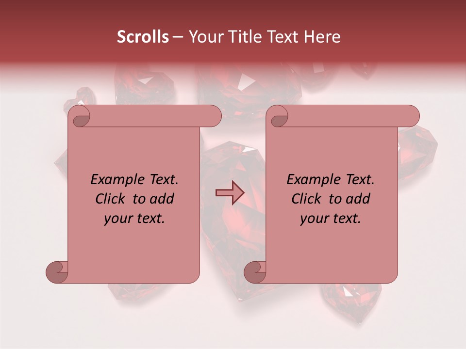 Rich Blood Red PowerPoint Template