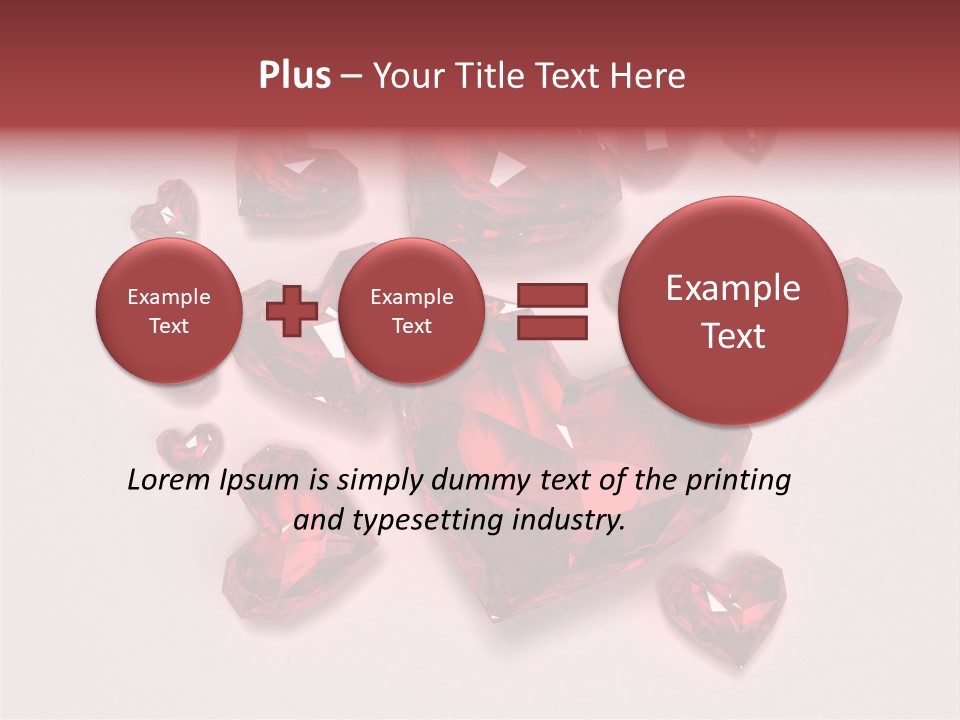 Rich Blood Red PowerPoint Template