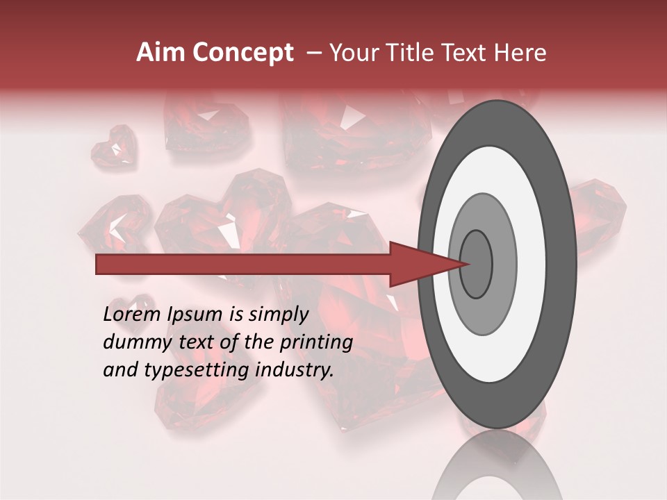 Rich Blood Red PowerPoint Template