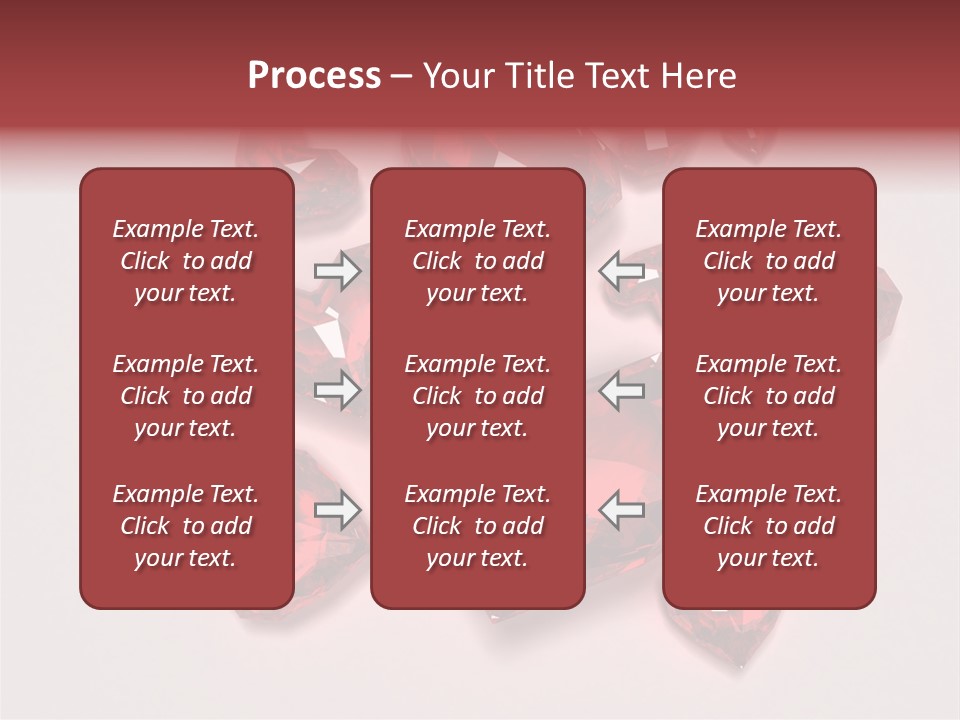 Rich Blood Red PowerPoint Template
