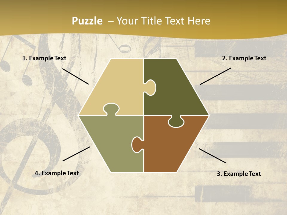 Manuscript Scrap Ragged PowerPoint Template