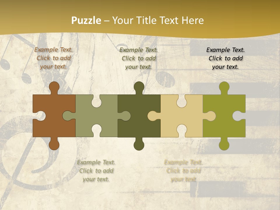 Manuscript Scrap Ragged PowerPoint Template