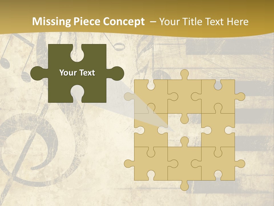 Manuscript Scrap Ragged PowerPoint Template