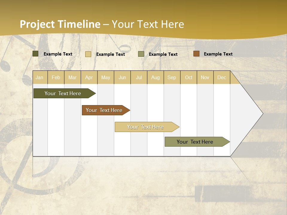 Manuscript Scrap Ragged PowerPoint Template