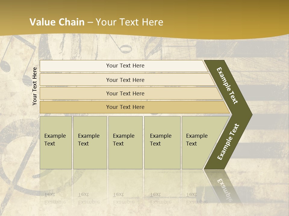 Manuscript Scrap Ragged PowerPoint Template