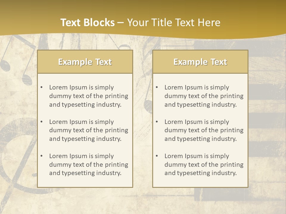 Manuscript Scrap Ragged PowerPoint Template