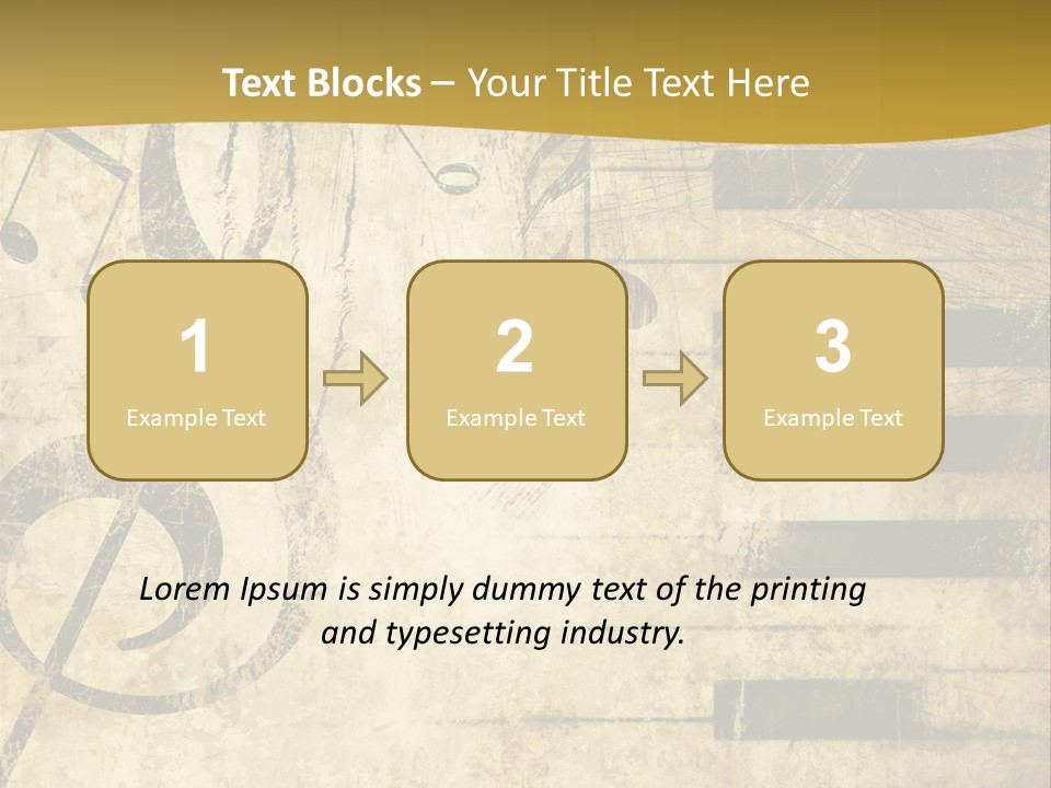 Manuscript Scrap Ragged PowerPoint Template