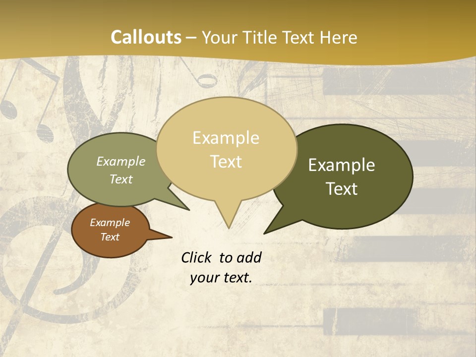 Manuscript Scrap Ragged PowerPoint Template