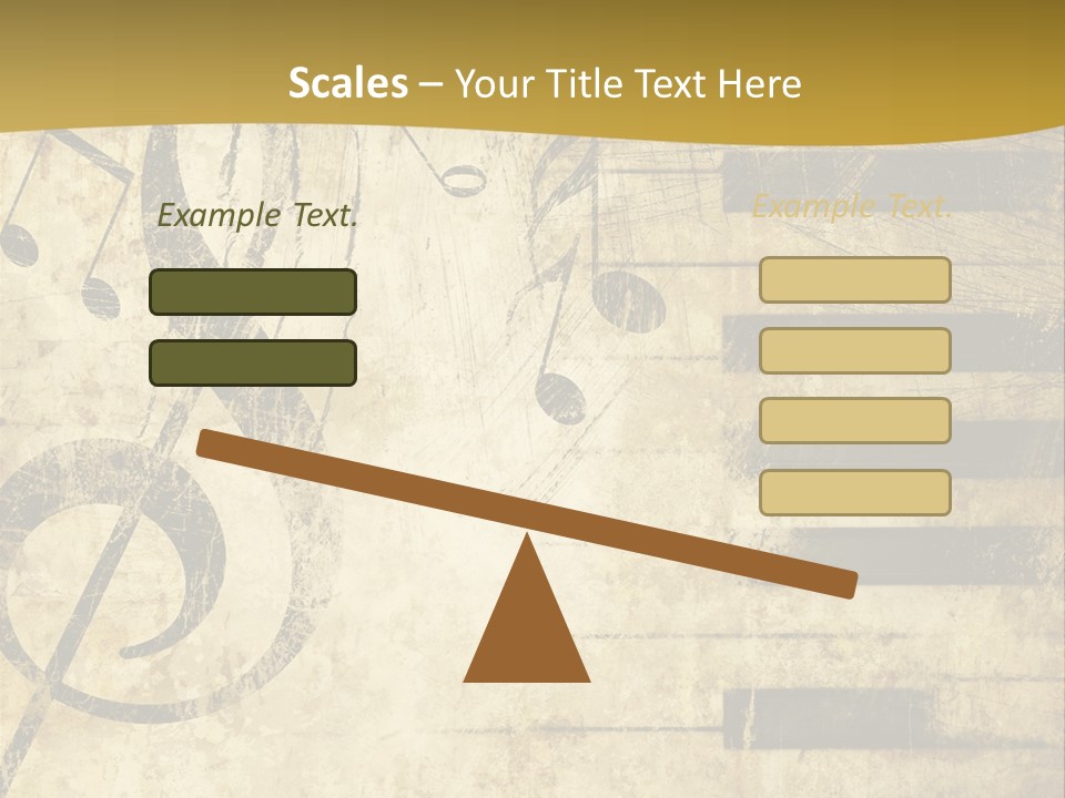 Manuscript Scrap Ragged PowerPoint Template