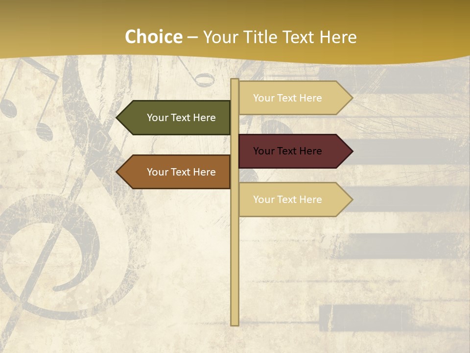 Manuscript Scrap Ragged PowerPoint Template