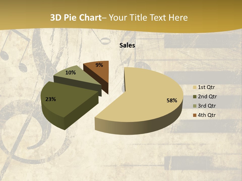 Manuscript Scrap Ragged PowerPoint Template