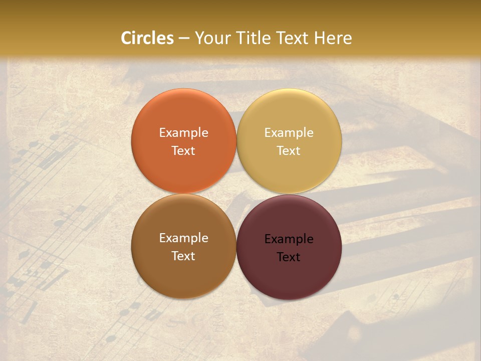 Ragged Frame Vignetting PowerPoint Template