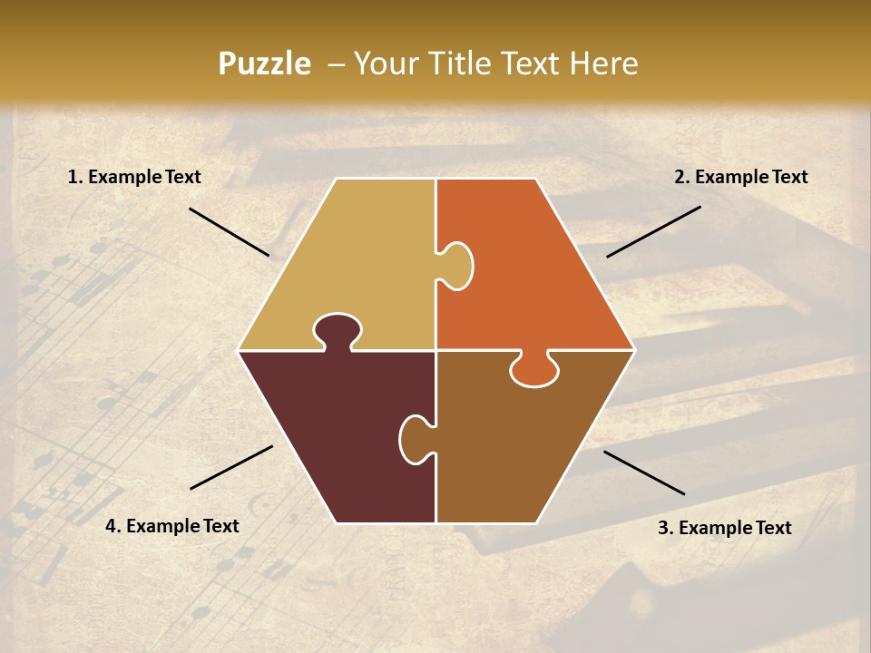 Ragged Frame Vignetting PowerPoint Template