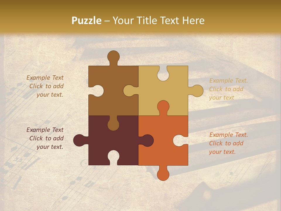 Ragged Frame Vignetting PowerPoint Template